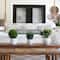 11" Artificial Boxwood Plant with Decorative Planter